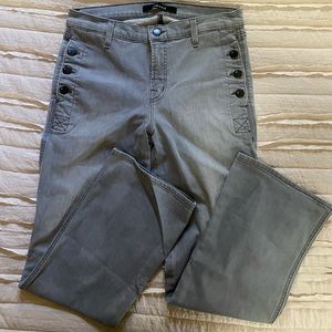 J Brand Grey Cropped Jeans